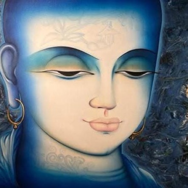 Dharmendra Rathore, Untitled, Acrylic on canvas, 48 x 48 Inches