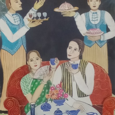 Nayanaa Kanodia, Anniversary, Size 15 x 11 Inches, Acrylic on Paper