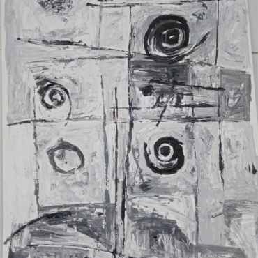 Ram Kumar, Untitled, Acrylic on Paper, 22 x 30 Inches