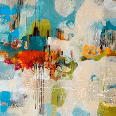 Diyali Sen Bhalla, The Secret Garden, Mixed Media and Acrylic on canvas, 70 x 100 Cms