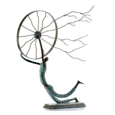 Ankit patel, Rising above adversity, Bronze, 36 x 27 x 9