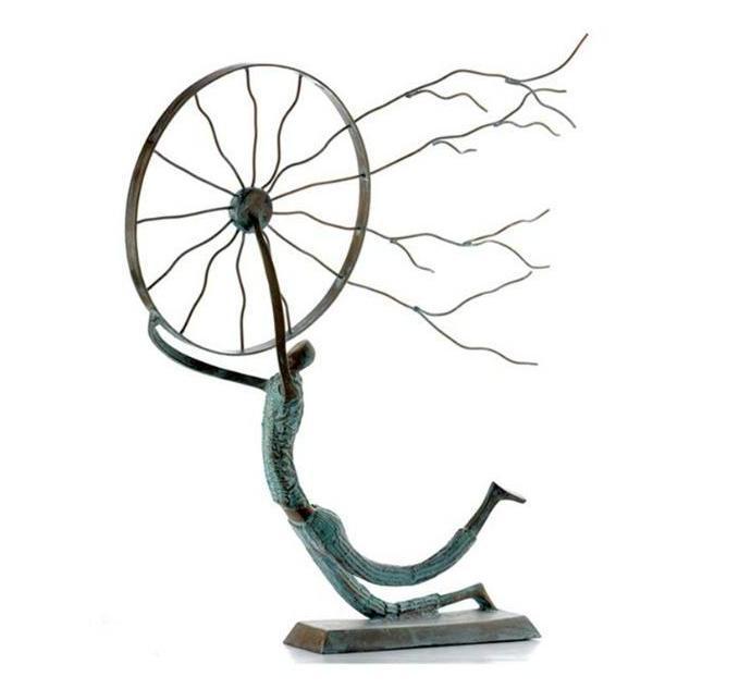 Ankit patel, Rising above adversity, Bronze, 36 x 27 x 9