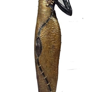 Subrata Paul, Melodist, Bronze, 12 x 9 x 34 Inches